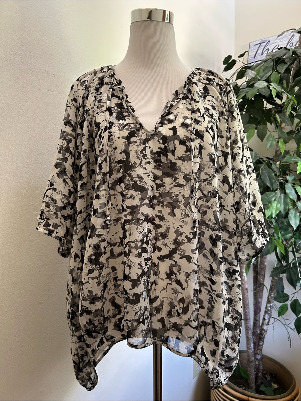 Ruby Rd Print Blouse